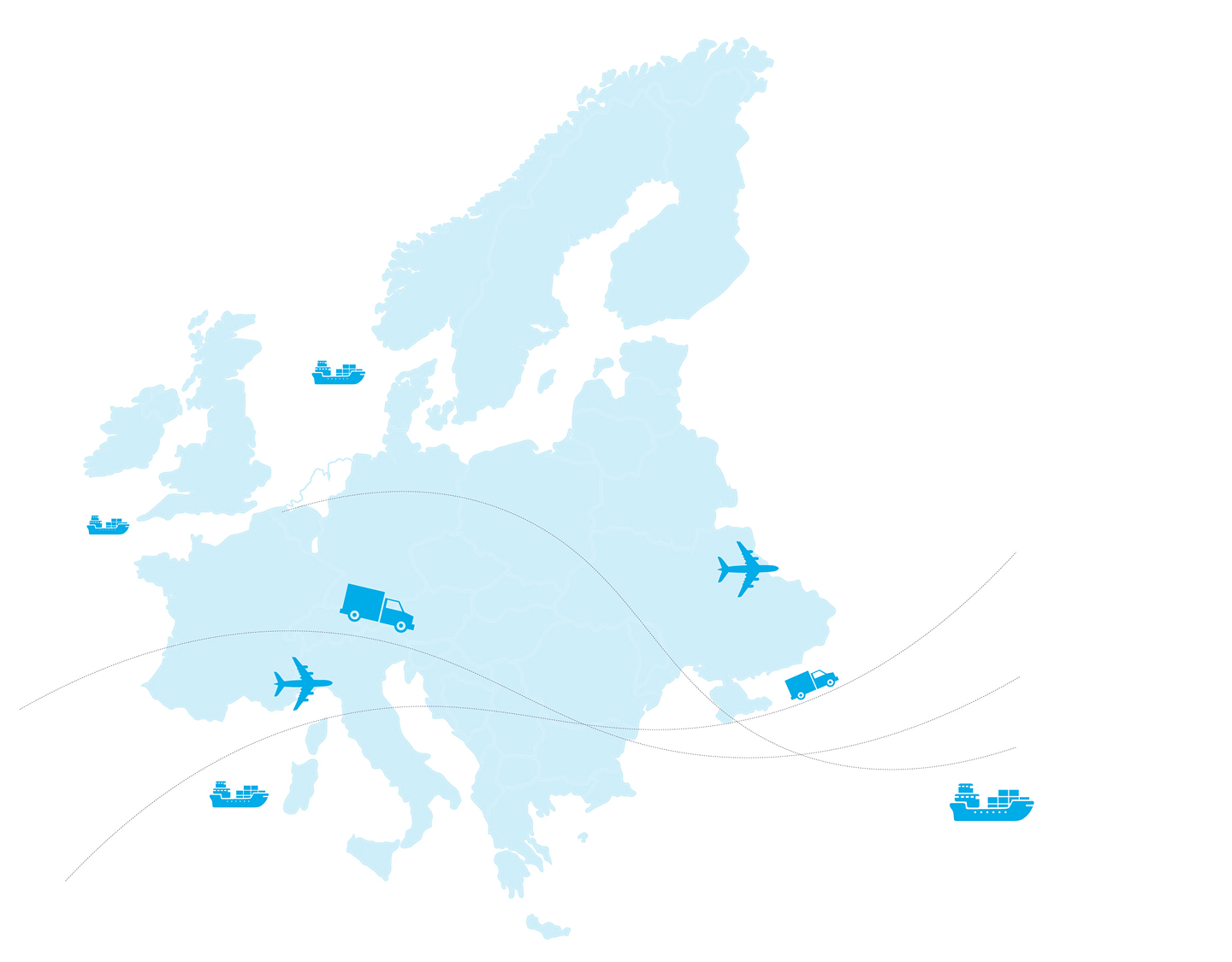 Global Logistics Network Map