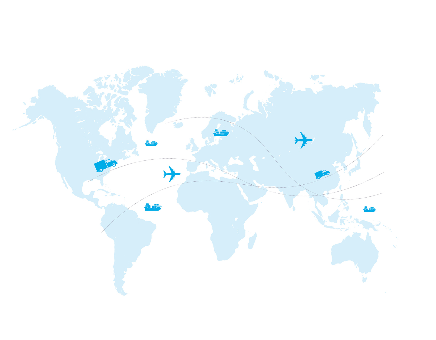 Global Logistics Network Map